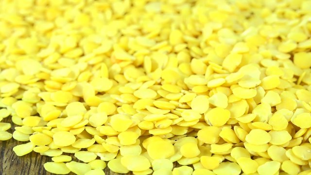 Yellow Lentils 4K UHD footage (seamless loopable)