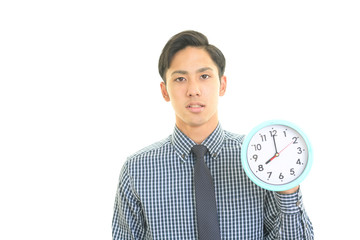 微笑むビジネスマン