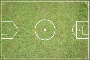Naklejka premium Soccer field layout