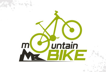 Mountain bike logo vector - 79135424