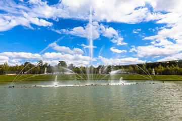 Music fountain in Versailles