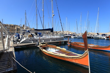 Fototapeta premium Malta boats