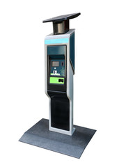 Bike Rental Kiosk Pay Station Parking Meter standing