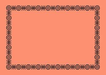 Simple geometric frame.