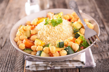 couscous and vegetable