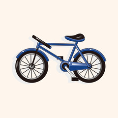 Fototapeta premium transportation bike theme elements vector,eps