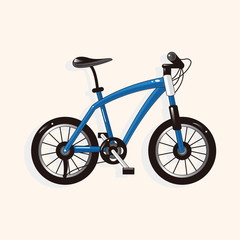 Fototapeta premium transportation bike theme elements vector,eps