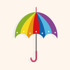 Umbrella theme elements vector,eps