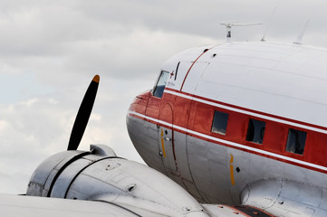 Fototapeta na wymiar Vintage airplane
