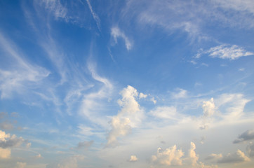 blue cloudy sky