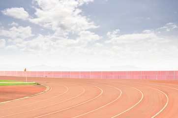 Running track rubber standard red color