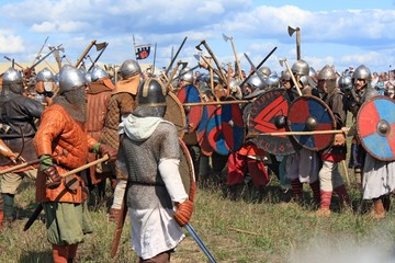 Medieval battle show Voinovo Pole (Warriors' Field)