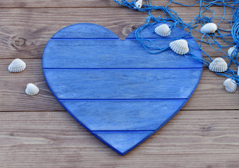 Blaues Herz
