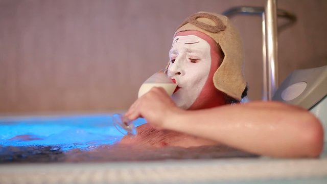 mim on  the  pool
