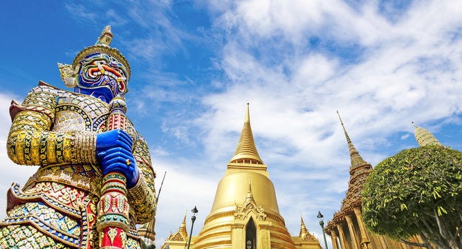 Wat Phra Kaeo,Bangkok,Thailand