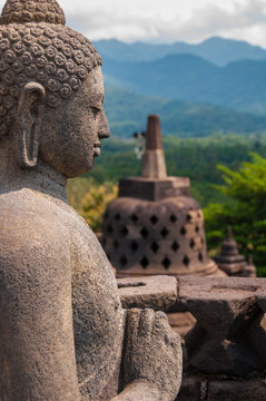 Buddha at Borobudur