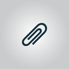 Obraz premium paper clip icon.