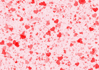 Fototapeta na wymiar red hearts backgrounds. Love texture