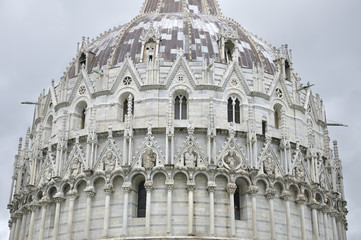 The Pisa Baptistry of St. John,  Pisa, Italy