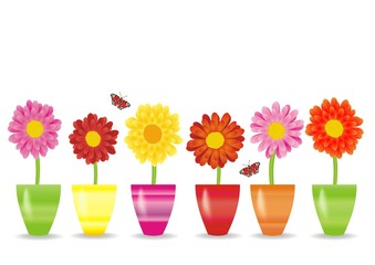 Hintergrund mit Blumen