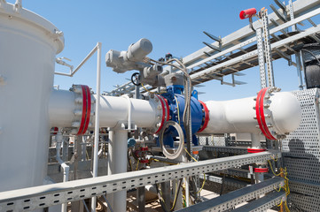 Industrial pipe with oil