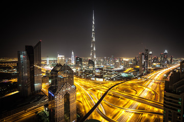 Fototapeta na wymiar Burj Khalifa at Night