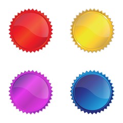 Colorful Stars Stickers