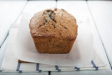 Delicious poppy seed cake.