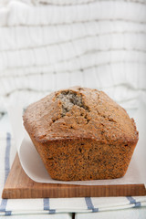 Delicious poppy seed cake.