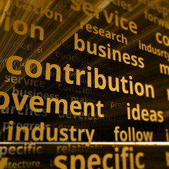 Contribution concept