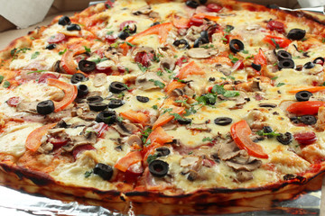 pizza closeup