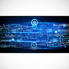 Abstract technology business template background.
