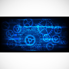 Abstract technology business template background.