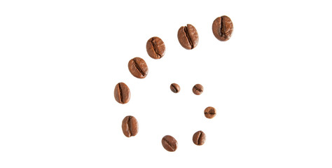 geometric view of coffee beans