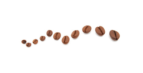 geometric view of coffee beans