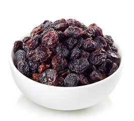 Bowl of raisins