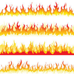 Seamless Fire Flame - 79164846