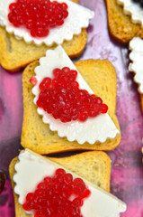 Canapés de caviar
