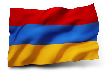 Fototapeta premium flag of Armenia
