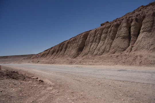 Strada deserto Sahara