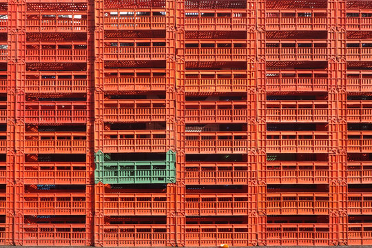 Orange crates