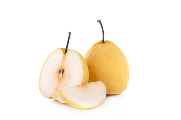 pear on white background