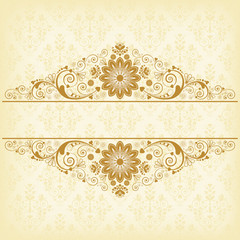 vector vintage floral  background