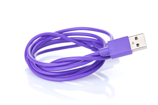 Purple Computer Cable