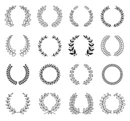 Laurel Wreaths Vector Collection