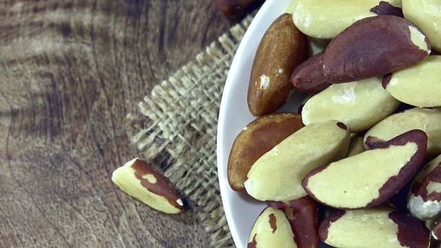 Portion of Brazil Nuts (seamless loopable)