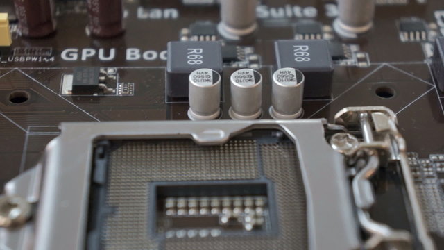 Slide over computer motherboard