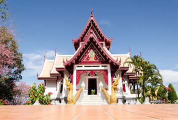 Buddhist temple in Mae Salong, Thailand.