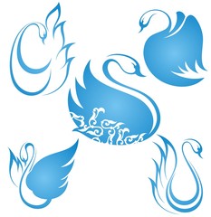 Swan symbol set