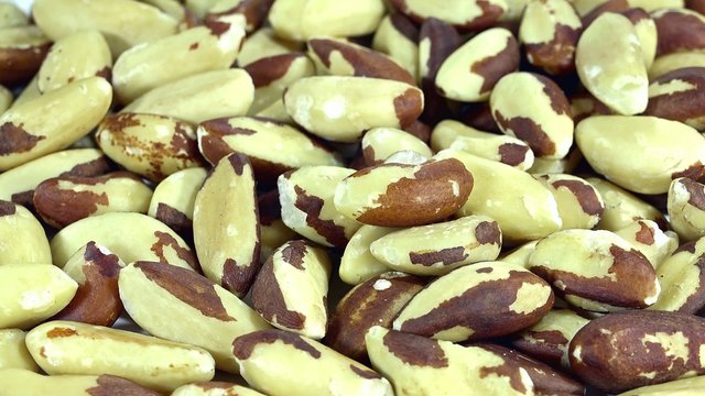 Brazil Nuts (not loopable) as 4K UHD footage